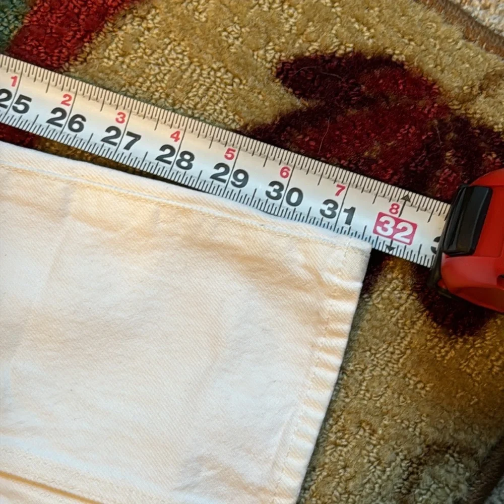 Baggy flare jeans in tile white sz 25 - Picture 11 of 11